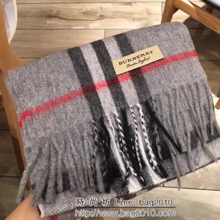 BURBERRY巴寶莉 原單正品 英倫巴格經典山羊絨圍巾 LLWJ6238